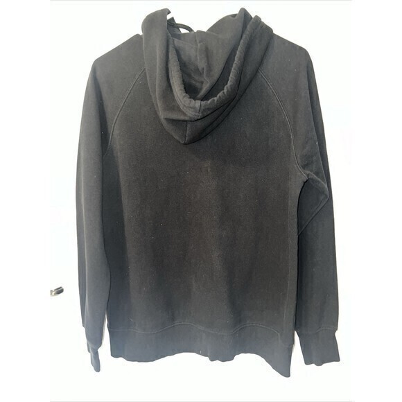 The North Face Hoodie Womens Size Medium Giant Logo Black And White‎ - Picture 3 of 7